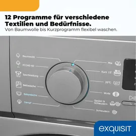 Exquisit WA57014-021A Waschmaschine (7 kg, 1400 U/min)