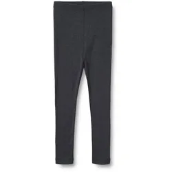 Leggings WHEAT "Wheat Leggings Agi Wolle", Mädchen, Gr. 98/3y, Normalgrößen, blau (navy), 100% Merino-Wolle, Hosen