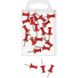 Wedo Stecknadeln Metall Rot 20 Stück