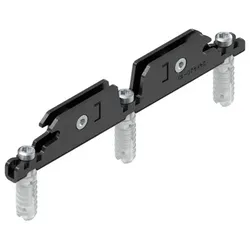 AVENTOS HK integriert, Frontbefestigung für Holzfronten, EXPANDO, onyxschwarz