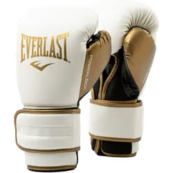 Boxhandschuhe - Powerlock 2R - Weiß/Gold 16 OZ