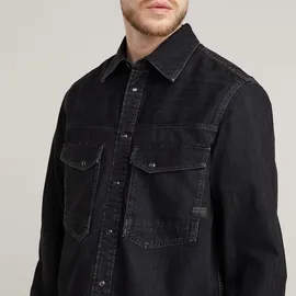 G-Star Dakota Langarmhemd Schwarz M