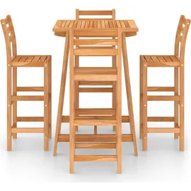 vidaXL Gartenbar Set 5-tlg. Braun