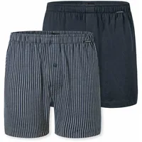 SCHIESSER Boxershorts Baumwolle Jersey 2er Pack Sortiert M