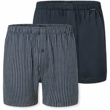 SCHIESSER Boxershorts Baumwolle Jersey 2er Pack Sortiert M