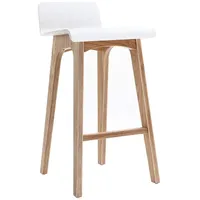 miliboo Barstuhl aus Holz - 65 cm - skandinavisch - BALTIK