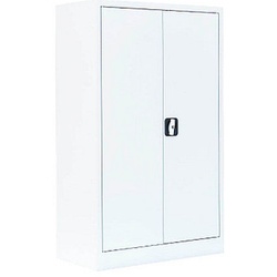 LÜLLMANN Stahlschrank 530297 signalweiß 80,0 x 38,3 x 120,0 cm, aufgebaut