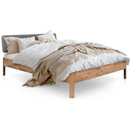 byoak Massivholzbett Wildeiche, Holz, Echtholz,Eiche, 180x200 cm, Schlafzimmer, Betten
