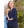 GOLDNER Viskosebluse Zeitlose Blau 24