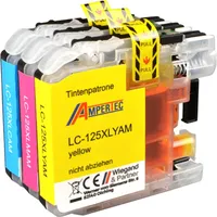 Ampertec 3 Kompatible Tinten ersetzt Brother LC-125XL Multipack CMY