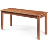[en.casa] Sitzbank Trerunulu Walnussoptik 100 x 35 x 45 cm