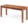 [en.casa] Sitzbank Trerunulu Walnussoptik 100 x 35 x 45 cm