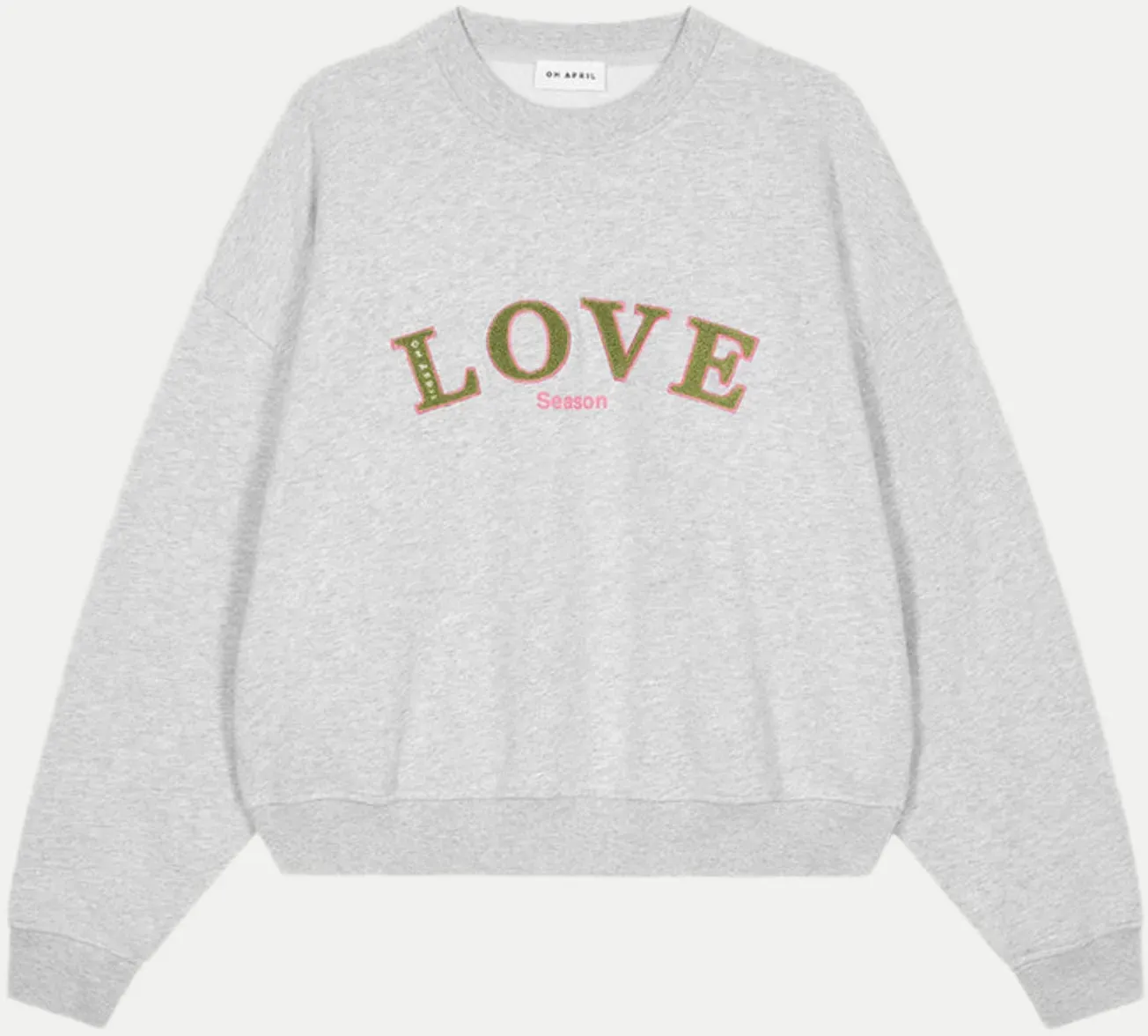Regular Sweater Love Grau S