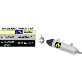 ARROW Thunder Dark Schalldämpfer für DSR 125 Ex 18-20 Aluminium und Carbon