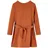 vidaXL Kinderkleid mit Langen Ärmeln Cognac 128