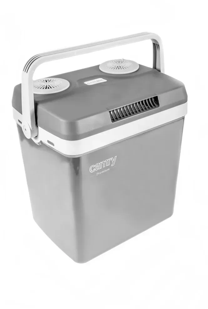 Camry CR 8082 Elektrische Kühlbox, 25 l, 12V/230V, Kühl- und Warmhaltefunktion, tragbar für Camping und Auto