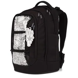 Satch Pack Artist schwarz/weiß