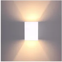 SSC-LUXon LED Wandlampe Gips dimmbar, eckig (überstreichbar) Up &