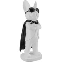 Casablanca by Gilde GILDE Dekofigur Hero Dog" in Weiß - Skulpturen, Bulldog