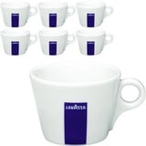 Lavazza Kaffeetassen Cappuccino 20002131, 165 ml, Porzellan, weiß, 6 Stück