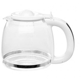 Russell Hobbs Ersatzglaskanne [für Kaffeemaschine Inspire Weiss 24390-56 & Grau 24393-56, jedoch dann mit weißem Kunststoff] Kaffeekanne Glas für Filterkaffeemaschine 700241