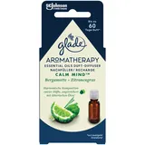 Glade Aromatherapy Essential Oils Duft-Diffuser Calm Mind, Bergamotte Zitronengras, 17,4 ml