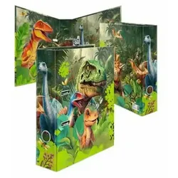 Herma Motiv-Ordner Karton A4, 7 cm Rückenbreite Dino World