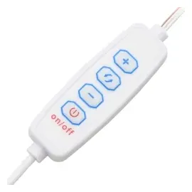 vidaXL Schminktisch-Set mit LED Räuchereiche Holzwerkstoff