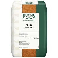 Fuchs Professional - China Gewürzsalz | Vielseitig einsetzbares asiatisches Gewürz | Kein Salzen mehr erforderlich | Profi-Qualität für Großverbraucher | 1,5 kg im recyclebaren Beutel