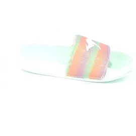 KangaROOS K Shine Slides, Mint/Rainbow, 31 EU