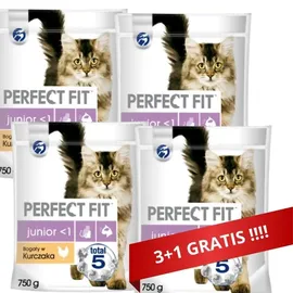 PERFECT FIT Junior Trockenfutter mit Huhn 3 x 750 g