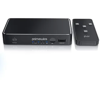 CSL - HDMI Switch 4k 60Hz - 3 in 1 out - 4k Ultra HD - mit Fernbedieung - automatische Umschaltung - 3 Port HDMI Verteiler Umschalter - 4096x2160 - kompatibel mit Fire TV Stick UHD TV PS4 PS5 Xbox DVD