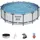 BESTWAY Steel Pro Max Frame Pool Set 488 x 122 cm lichtgrau inkl. Filterpumpe + Zubehör