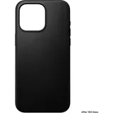 Nomad Modern Leather Case Black iPhone 15 Pro Max