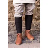 Burgschneider Ritter-Kostüm Wadenwickel Wolle Aki Wikinger 2 x 3,8 m Schwarz schwarz