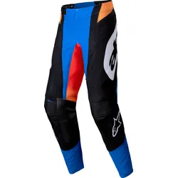 Alpinestars Techstar Melt, Textilhose - Blau/Schwarz/Orange - 28