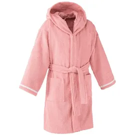Erwin Müller Frottier Kinder-Bademantel mit Kapuze Einhorn in rosa | Gr.: 146/152