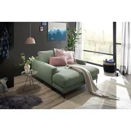 KAWOLA Relaxsessel CARA Feincord 132 x 84 x 170 cm Grün