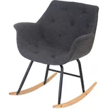 MCW Schaukelstuhl Vaasa T820 Textil 69 x 76 x 69 cm Grau Retro-Design