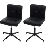 MCW Esszimmerstuhl Cadiz II Kunstleder schwarz 2er Set