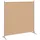 vidaXL Einzel Panel Raumteiler Beige 175 x 180 cm Stoff