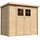 TIMBELA Gartenhaus 1,42 x 2,39 m Braun