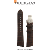 Hamilton Leder Ventura Band-set Leder-braun-21/18 H690.245.101 - braun