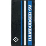 Hamburger SV HSV Fanartikel HSV Duschtuch GOTS 70x140 ohne 0 - Schwarz
