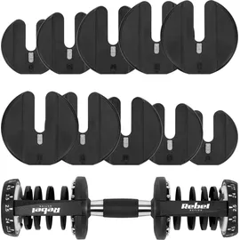 REBEL ACTIVE Hantel Verstellbare Hantel 24 kg schwarz