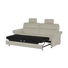 meinSofa Einzelcouch Leder 2-Sitzer Beige