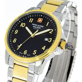 Swiss Alpine Military by Grovana Herrenuhr 7011.1147 - Silber