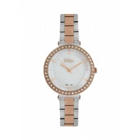 LeeCooper Uhr LC06560.520 Damen Armbanduhr für Alltag Gliederband bicolor 2Tone