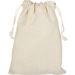 TEXXILLA 10er | 25er | 100er Pack Zuziehbeutel Organic aus zertifizierter Produktion | 15 x 20cm | Jutebeutel, natur