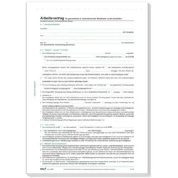 RNK Arbeitsvertrag A4 10ST 502/10 gewerb. + kaufm. Arbeitnehmer